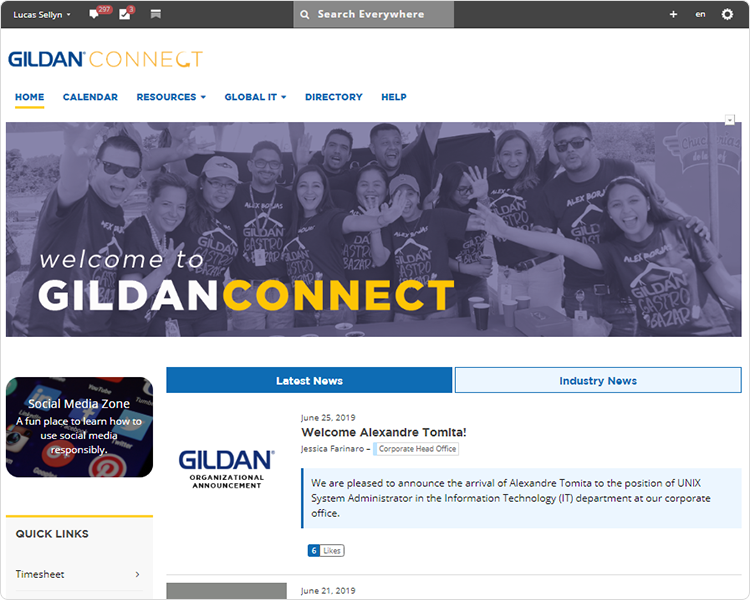 GlidanConnect Interanet